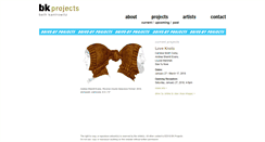 Desktop Screenshot of bkartprojects.com