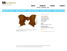 Tablet Screenshot of bkartprojects.com